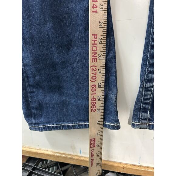 Big Star Jeans Womens 29L Blue Mid Wash Remy Low Rise Fit Boot Cut Cowgirl 31X31 - Picture 5 of 12